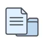 Ícone de documentos e atas